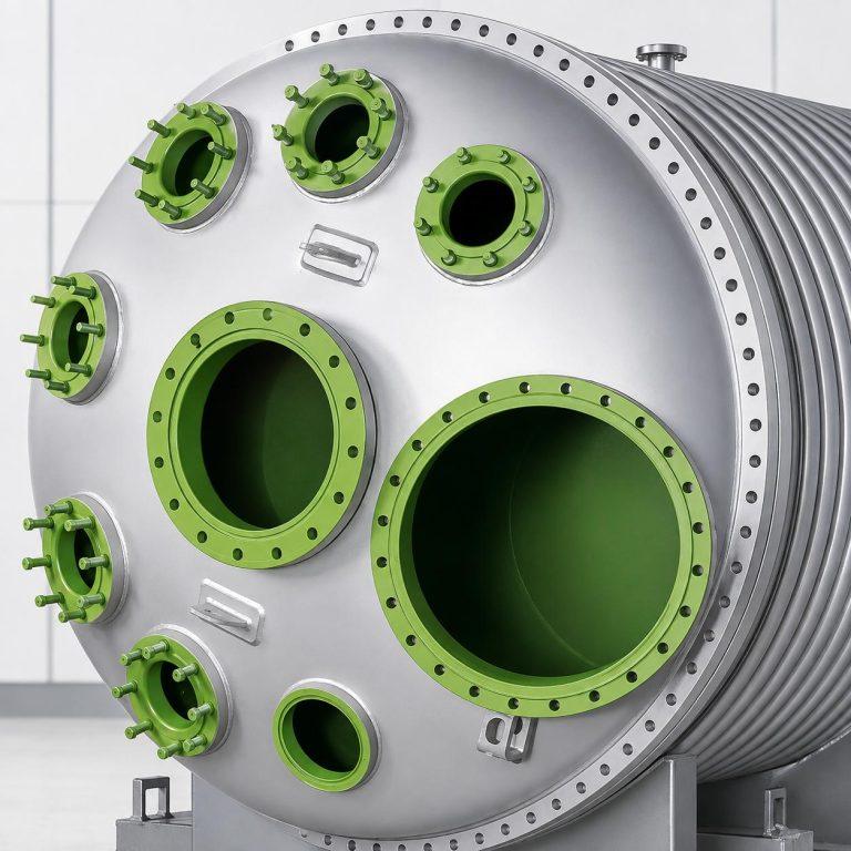 fluoropolymer coating vessel